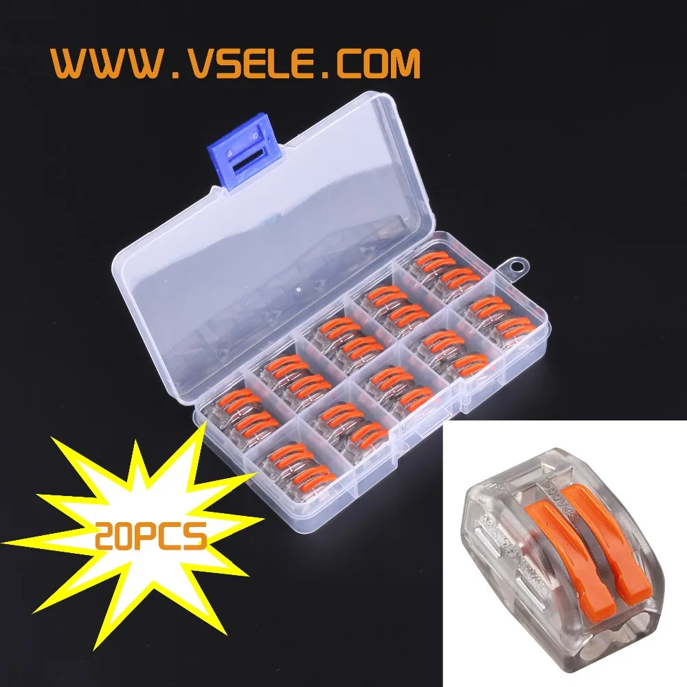 VSELE wago wire connector, connecting terminal, 222-412, wire terminal, cable terminal, lighting connector, wirting tools
VSELE wago wire connector, connecting terminal, 222-412, wire terminal, cable terminal, lighting connector, wirting tools