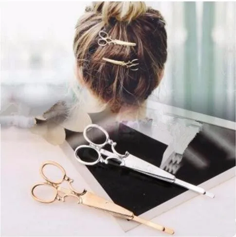 Korea simple hair accessories personality alloy scissors hairpin jewelry side clip bangs clip Vintage Word folder 1pcs
Korea simple hair accessories personality alloy scissors hairpin jewelry side clip bangs clip Vintage Word folder 1pcs