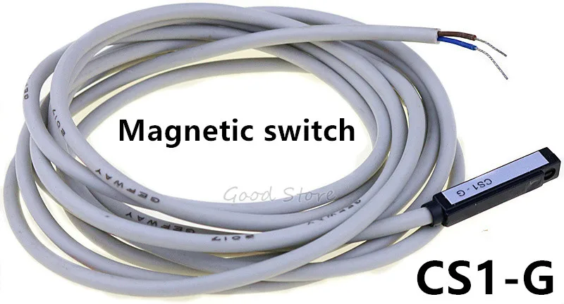1PCS CS1-G/CS1-U/CS1-F/CS1-J/CS1-S Pneumatic Cylinder Magnetic Sensor Reed Switch ,DC AC 5V - 240V White wire
1PCS CS1-G/CS1-U/CS1-F/CS1-J/CS1-S Pneumatic Cylinder Magnetic Sensor Reed Switch ,DC AC 5V - 240V White wire