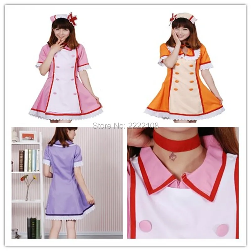 2018 New Anime Vocaloid 2 Ren/Rin Hatsune Miku Cosplay Costume Nurse Dress Uniform Set for party coaplay in stock Free Shipping
2018 New Anime Vocaloid 2 Ren/Rin Hatsune Miku Cosplay Costume Nurse Dress Uniform Set for party coaplay in stock Free Shipping