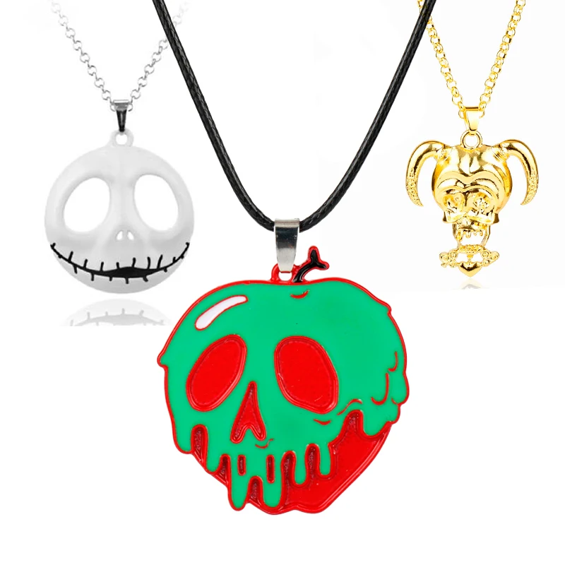 The Nightmare Before Christmas Necklace Men Women Children Halloween Horror Trinket Skull Skeleton Pendant Necklaces
The Nightmare Before Christmas Necklace Men Women Children Halloween Horror Trinket Skull Skeleton Pendant Necklaces