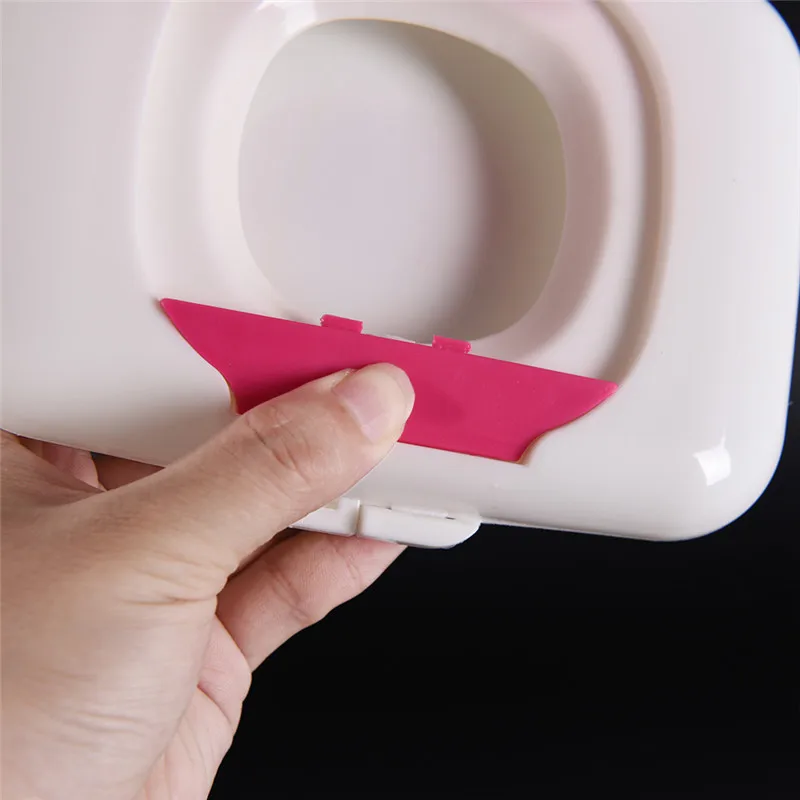 Description Picture 6 of item4Colors Baby Travel Wipe Case Child Wet Wipes Box Changing Dispenser Storage Holder Tissue Boxes 16*12cm*4