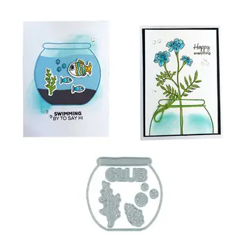 Fish Bowl DIY Metal Cutting Dies Stencil Scrapbooking Photo Album Stamp Paper Card Crafts Decro
Fish Bowl DIY Metal Cutting Dies Stencil Scrapbooking Photo Album Stamp Paper Card Crafts Decro