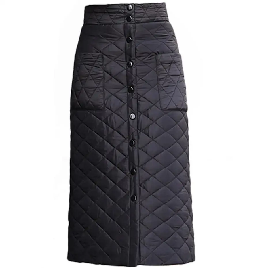 2019 Down Cotton Skirt Women Winter Plus Size 3XL Button Pocket Slim Wrap Skirt Thick Warm High Waist package hip Skirts Elega
2019 Down Cotton Skirt Women Winter Plus Size 3XL Button Pocket Slim Wrap Skirt Thick Warm High Waist package hip Skirts Elega