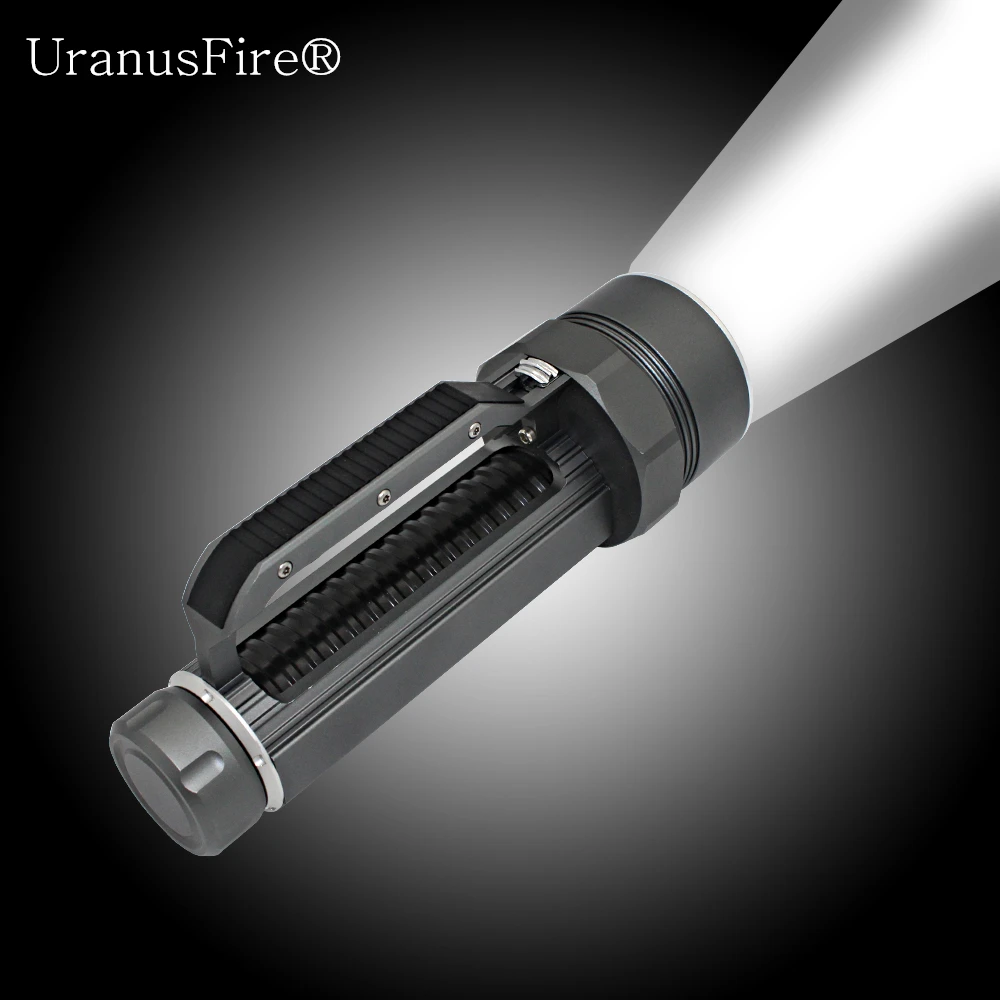 Diving Flashlight Waterproof Torch Light 4x XM-L2 LED Rechargeable Underwater Lanterna + 26650 Battery + AC Charger
Diving Flashlight Waterproof Torch Light 4x XM-L2 LED Rechargeable Underwater Lanterna + 26650 Battery + AC Charger