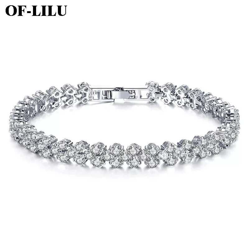 Fashion Rhinestone Natural AAA Zircon metal chain bracelet men's hip hop wind jewelry alloy material gold and silver ladies DIY
Fashion Rhinestone Natural AAA Zircon metal chain bracelet men's hip hop wind jewelry alloy material gold and silver ladies DIY