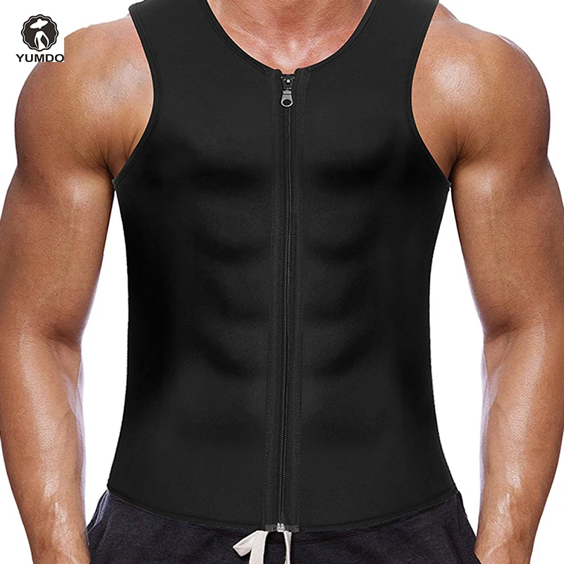 YUMDO Shaper Zip Tank Tops Waist Trainer Men's Plus Size Body Fat Burner Weight Loss Sweat Neoprene Vest Male Faja Hombre
YUMDO Shaper Zip Tank Tops Waist Trainer Men's Plus Size Body Fat Burner Weight Loss Sweat Neoprene Vest Male Faja Hombre