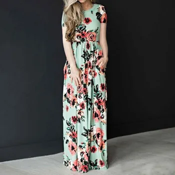 2XL Plus Size Summer Women Vintage Short Sleeve O Neck Long Dress Casual Beach Flower Print Floor Length Maxi Dresses Vestidos
2XL Plus Size Summer Women Vintage Short Sleeve O Neck Long Dress Casual Beach Flower Print Floor Length Maxi Dresses Vestidos