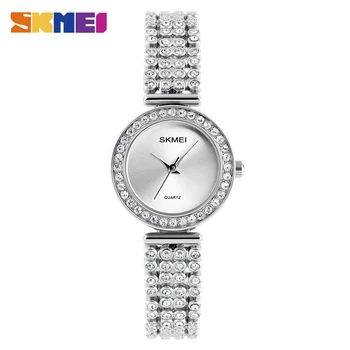 SKMEI Rhinestone 1224 Quartz Watches Ladies Luxury Stainless Steel Women Wristwatches Trendy Watch Rhinestone Horloges Vrouwen
SKMEI Rhinestone 1224 Quartz Watches Ladies Luxury Stainless Steel Women Wristwatches Trendy Watch Rhinestone Horloges Vrouwen
