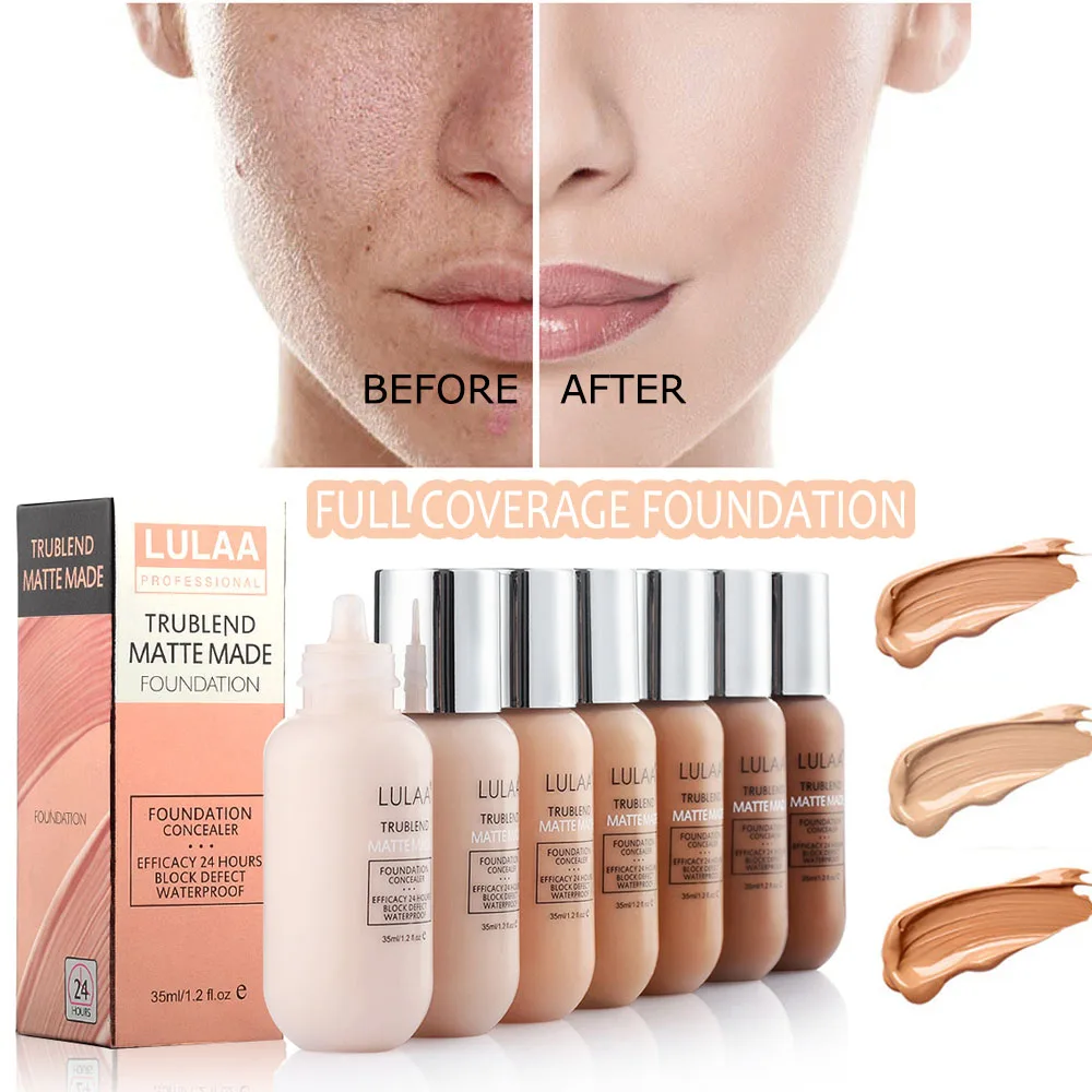 Professional Full Cover Matte Base Make Up Cream Face Foundation Cream Waterproof Lasting Concealer Liquid Foundation Makeup
Professional Full Cover Matte Base Make Up Cream Face Foundation Cream Waterproof Lasting Concealer Liquid Foundation Makeup