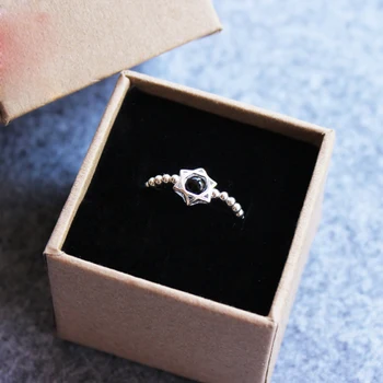 High quality fashion 925 sterling silver rings hexagonal stars natural semi-precious stone black handmade Hexagram ring gift
High quality fashion 925 sterling silver rings hexagonal stars natural semi-precious stone black handmade Hexagram ring gift