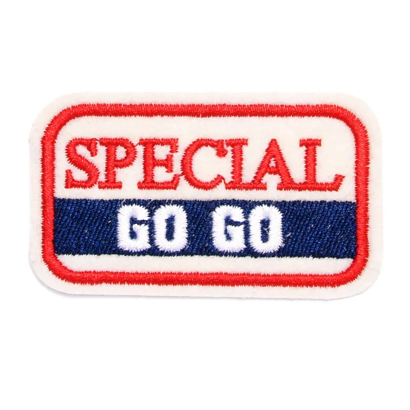 Special Go Go letters Letters patch Embroidered Iron on patches For clothing Badges Stickers Garment Appliques wholesale
Special Go Go letters Letters patch Embroidered Iron on patches For clothing Badges Stickers Garment Appliques wholesale