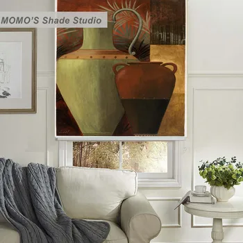 MOMO Roller Blinds Blackout Design Window Blinds Shades Painting Curtains Roller Shades Thermal Fabric Custom Size ,PRB set494
MOMO Roller Blinds Blackout Design Window Blinds Shades Painting Curtains Roller Shades Thermal Fabric Custom Size ,PRB set494