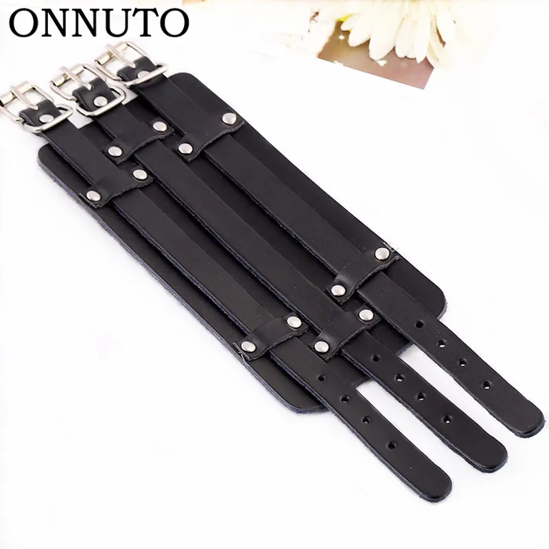 Hot Accessories Unisex Casual Punk Wide Leather Bracelets Black Bracelet Retro Fashion Men's Leather Bangle Gifts S2044
Hot Accessories Unisex Casual Punk Wide Leather Bracelets Black Bracelet Retro Fashion Men's Leather Bangle Gifts S2044