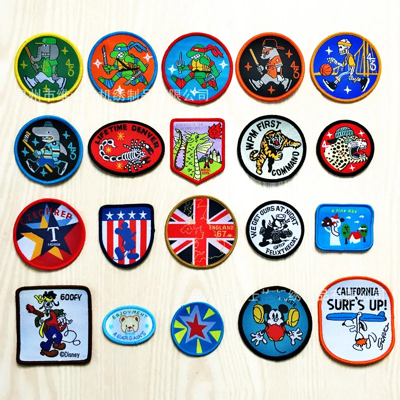 100 PCS/LOT FUNNY CARTOON Patches for BIKER KIDS CLOTHES Sewing Accessories ART DIY Scrapbook HOME DECOR
100 PCS/LOT FUNNY CARTOON Patches for BIKER KIDS CLOTHES Sewing Accessories ART DIY Scrapbook HOME DECOR