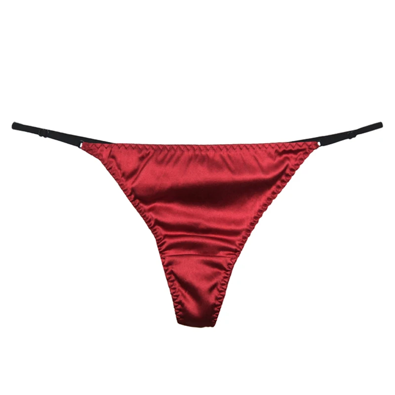 Women's Silk Sexy Thongs G-string Underwear Panties Briefs For Ladies T back 2018 Female New Fashion Hot Sale Adjustable Strips
Women's Silk Sexy Thongs G-string Underwear Panties Briefs For Ladies T back 2018 Female New Fashion Hot Sale Adjustable Strips