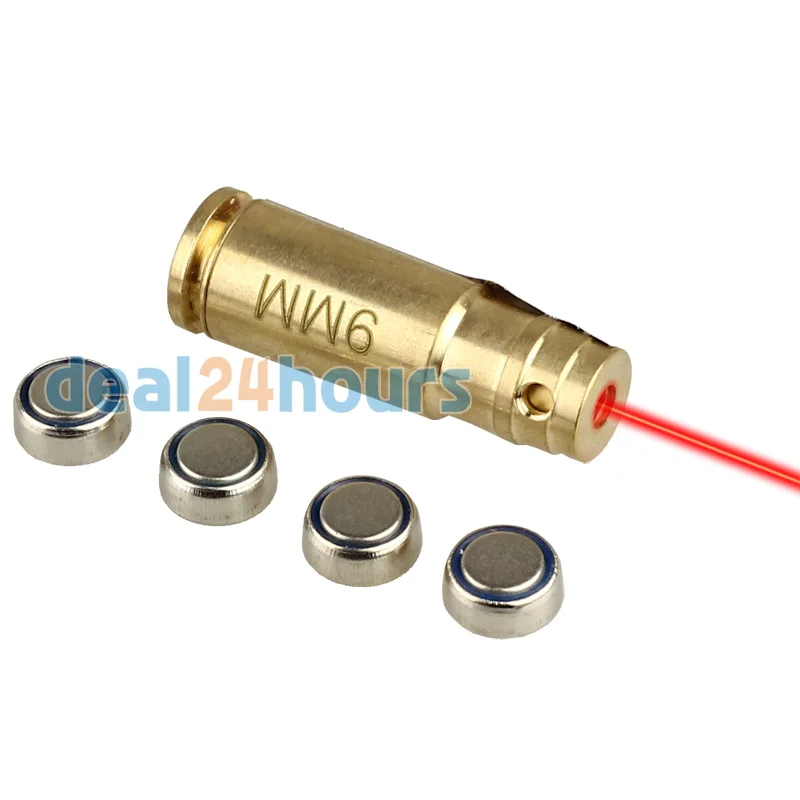 9mm Red Laser Dot Boresighter Bore Sight Caliber Cartridge Boresight Hunting for Handguns Rifle
9mm Red Laser Dot Boresighter Bore Sight Caliber Cartridge Boresight Hunting for Handguns Rifle