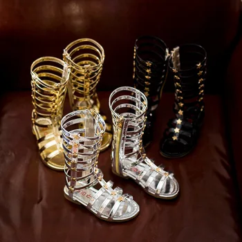 2018 summer girls sandals child sandals female child high gladiator cool boots long gaotong rivet hot-selling fashion cutout
2018 summer girls sandals child sandals female child high gladiator cool boots long gaotong rivet hot-selling fashion cutout