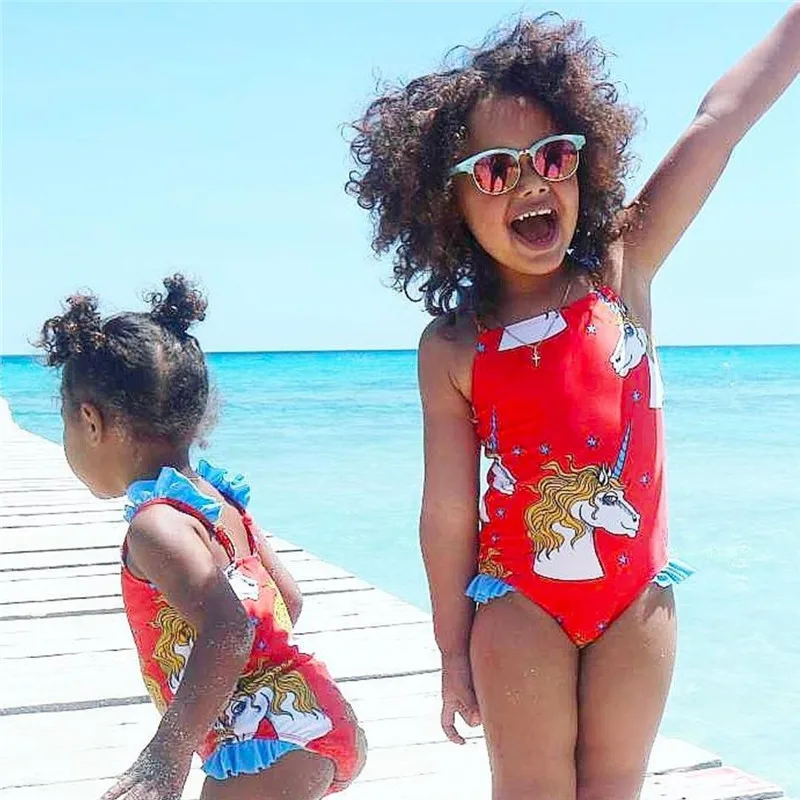 Unicorn Swimwear For Baby Girls 2018 Summer Cartoon One Piece Swimsuit 0-6 Years Old Fit Bathing Suit
Unicorn Swimwear For Baby Girls 2018 Summer Cartoon One Piece Swimsuit 0-6 Years Old Fit Bathing Suit