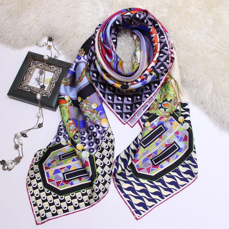 Real Silk Twill Large Square Scarf Women Luxury Shawl Hijab Coat Wraps Scarves Foulard 140*140cm
Real Silk Twill Large Square Scarf Women Luxury Shawl Hijab Coat Wraps Scarves Foulard 140*140cm