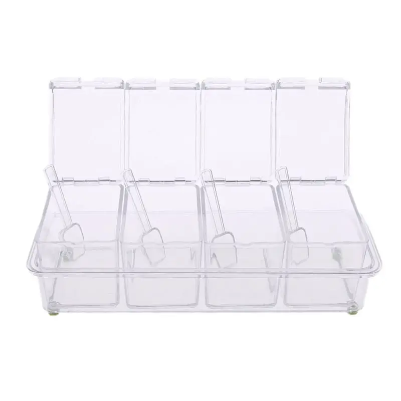 Practical Acrylic Transparent Seasoning Box Spice Container Jar Kitchen Condiment Dispenser With Spoon 2019 Herb & Spice Tools
Practical Acrylic Transparent Seasoning Box Spice Container Jar Kitchen Condiment Dispenser With Spoon 2019 Herb & Spice Tools
