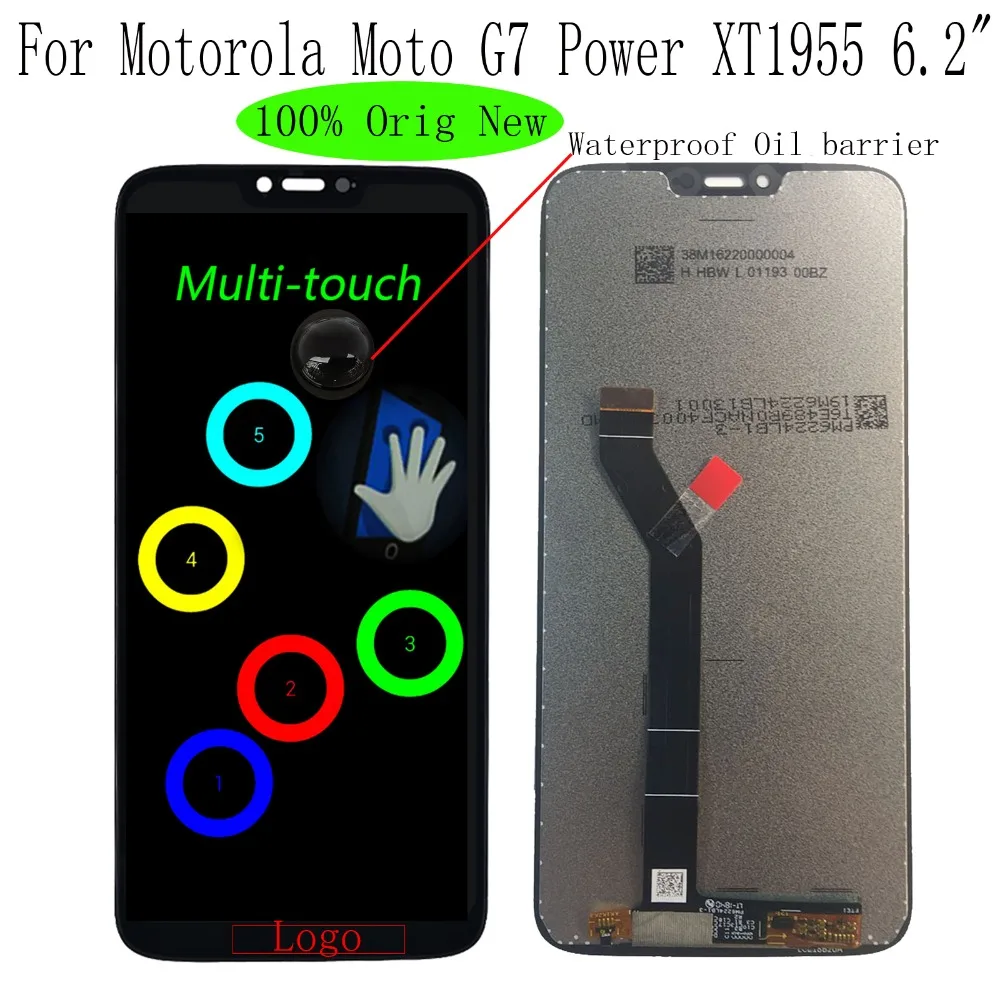 Shyueda Orig NEW 6.2" For Motorola Moto G7 Power XT1955 LCD Display Touch Screen Digitizer With & Tools
Shyueda Orig NEW 6.2" For Motorola Moto G7 Power XT1955 LCD Display Touch Screen Digitizer With & Tools