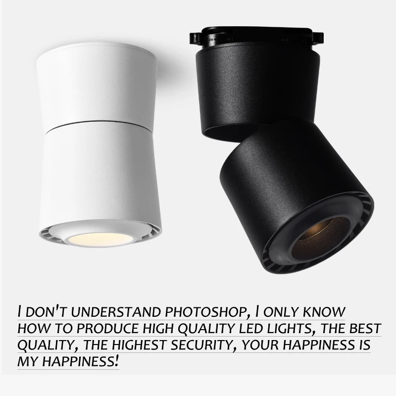Surface Mounted Track Rail Mini Embedded COB LED Downlights 3W 5W 7W 360 degree rotation LED Ceiling Lamp Spot Light
Surface Mounted Track Rail Mini Embedded COB LED Downlights 3W 5W 7W 360 degree rotation LED Ceiling Lamp Spot Light