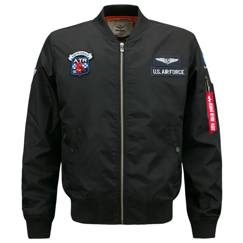 6XL Military Style Mens Waterproof Bomber Jacket Men Spring US Air Force One Army Military Coat Style Black Male Baseball Jacket
6XL Military Style Mens Waterproof Bomber Jacket Men Spring US Air Force One Army Military Coat Style Black Male Baseball Jacket