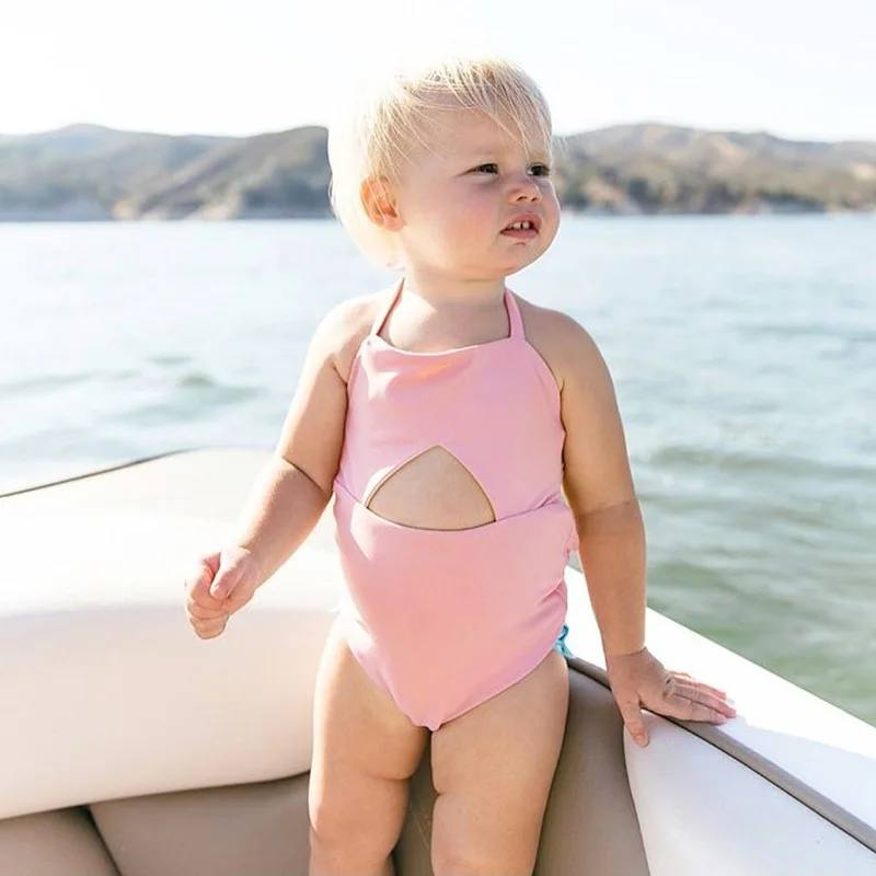2019 New Arrival Baby Girl Cotton One Piece Swimsuit Infant Toddler Girl Sleelevess Halter Backless Pink White Siwmwear Monokini
2019 New Arrival Baby Girl Cotton One Piece Swimsuit Infant Toddler Girl Sleelevess Halter Backless Pink White Siwmwear Monokini