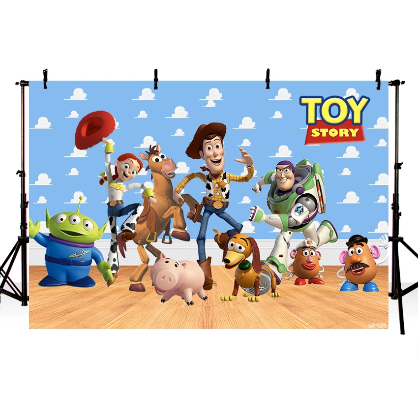 Photo Background Toy Story Backdrop for Kids Character Sky Blue Clouds Wall Wood Floor Backgrounds for Photo Studio Vinyl 7x5ft
Photo Background Toy Story Backdrop for Kids Character Sky Blue Clouds Wall Wood Floor Backgrounds for Photo Studio Vinyl 7x5ft