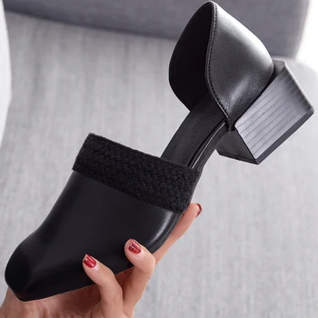 Kmeioo Genuine Leather D'Orsay Pumps Woman Concise High Heels Office Lady Shoes Block Heel Slip-On Shoes Classics P
Kmeioo Genuine Leather D'Orsay Pumps Woman Concise High Heels Office Lady Shoes Block Heel Slip-On Shoes Classics P