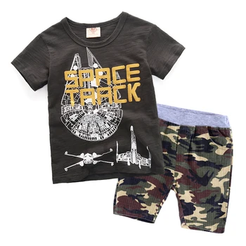children clothes boys clothing sets 2020 summer sports suit kid tracksuits short sleeves white black T-shirt + Camouflage shorts
children clothes boys clothing sets 2020 summer sports suit kid tracksuits short sleeves white black T-shirt + Camouflage shorts
