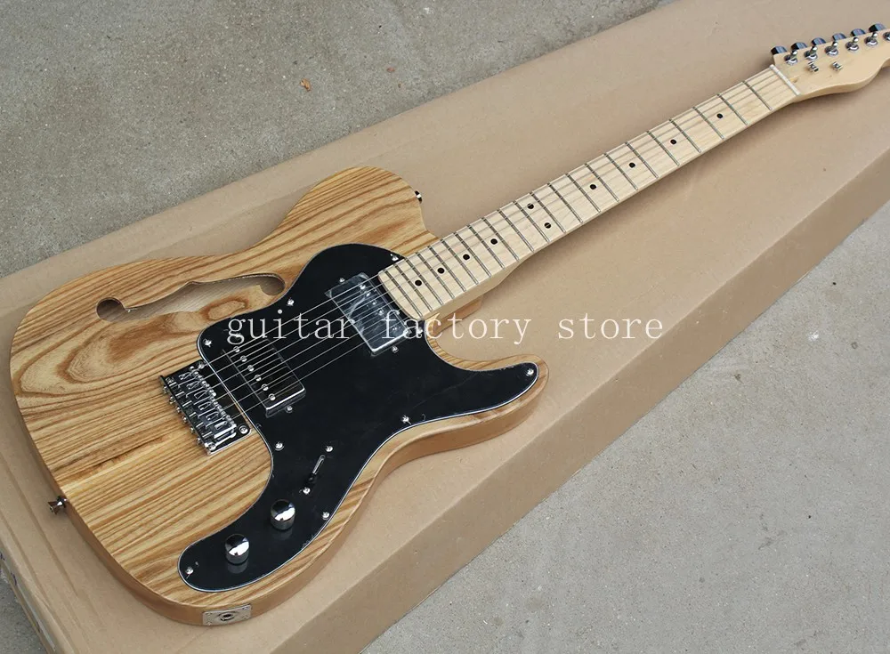 

Custom shop telecast electric guitar,ash wood body,maple fingerboard,nature glossy finish,high quality tl guitar,free shipping