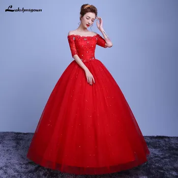 Red Boat Neck Floor Length White wedding dresses half Sleeve Lace Up Bridal Ball Gown Sweet 16 Dresses Ball Gowns
Red Boat Neck Floor Length White wedding dresses half Sleeve Lace Up Bridal Ball Gown Sweet 16 Dresses Ball Gowns