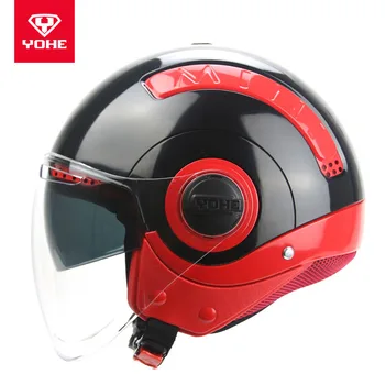 2018 Retro YOHE double lenses electric motorcycle helmet, MINI Summer bicycle scooter helmet ABS Motor racing for women men 
2018 Retro YOHE double lenses electric motorcycle helmet, MINI Summer bicycle scooter helmet ABS Motor racing for women men
