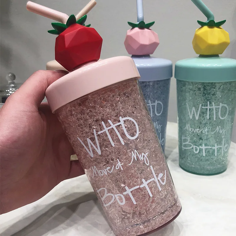 Girl's Sucker Cup HOT Fruit Korean Version Summer Circle Shape Water Cup Portable Creativity Bottle Ice Lovely Cup with Straw
Girl's Sucker Cup HOT Fruit Korean Version Summer Circle Shape Water Cup Portable Creativity Bottle Ice Lovely Cup with Straw