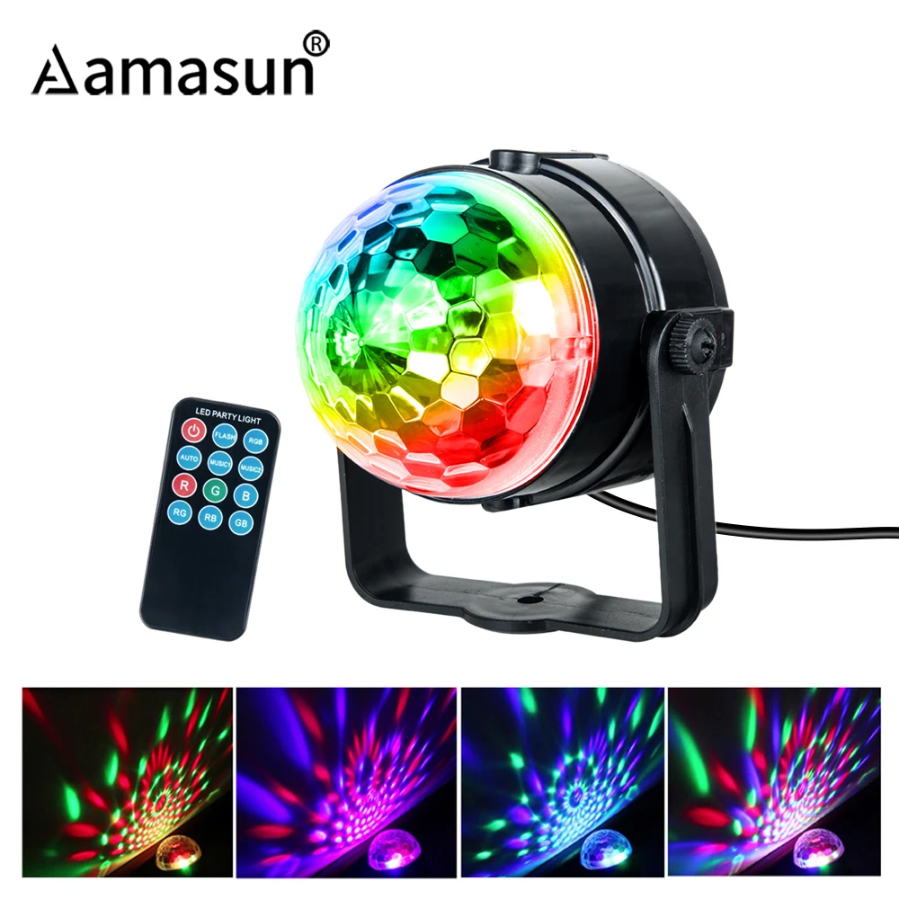 Auto Rotating Sound Party Lights Ball Disco Light RGB Laser Projector KTV Bar Christmas Holiday Decoration Remote Stage DJ Light
Auto Rotating Sound Party Lights Ball Disco Light RGB Laser Projector KTV Bar Christmas Holiday Decoration Remote Stage DJ Light