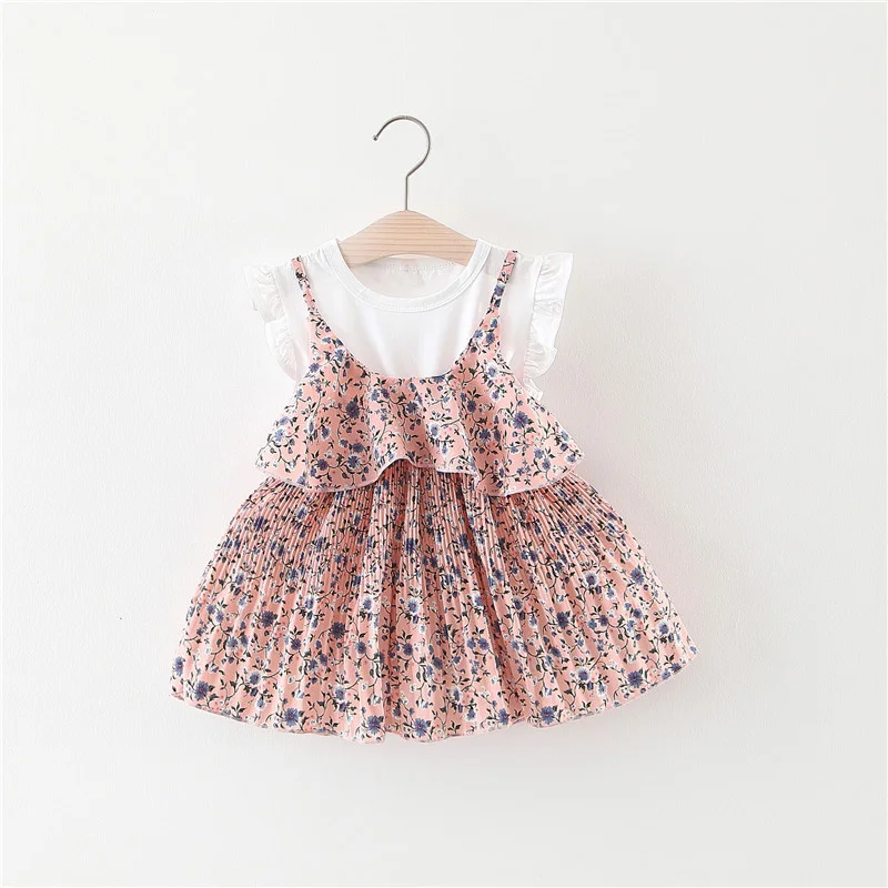 2019 Summer Baby Girls Dress Kids Infants Children Short Sleeve Printed Flora Faux 2 Pieces Princess Beach Dresses Vestido S8521
2019 Summer Baby Girls Dress Kids Infants Children Short Sleeve Printed Flora Faux 2 Pieces Princess Beach Dresses Vestido S8521