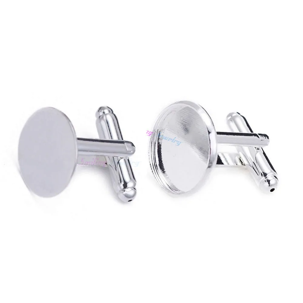 10pcs Round 10mm-25mm DIY Glass Cabchon Cuff links Jewelry Findings Copper Silver Plated Rhodium Cufflink Blanks Backs
10pcs Round 10mm-25mm DIY Glass Cabchon Cuff links Jewelry Findings Copper Silver Plated Rhodium Cufflink Blanks Backs