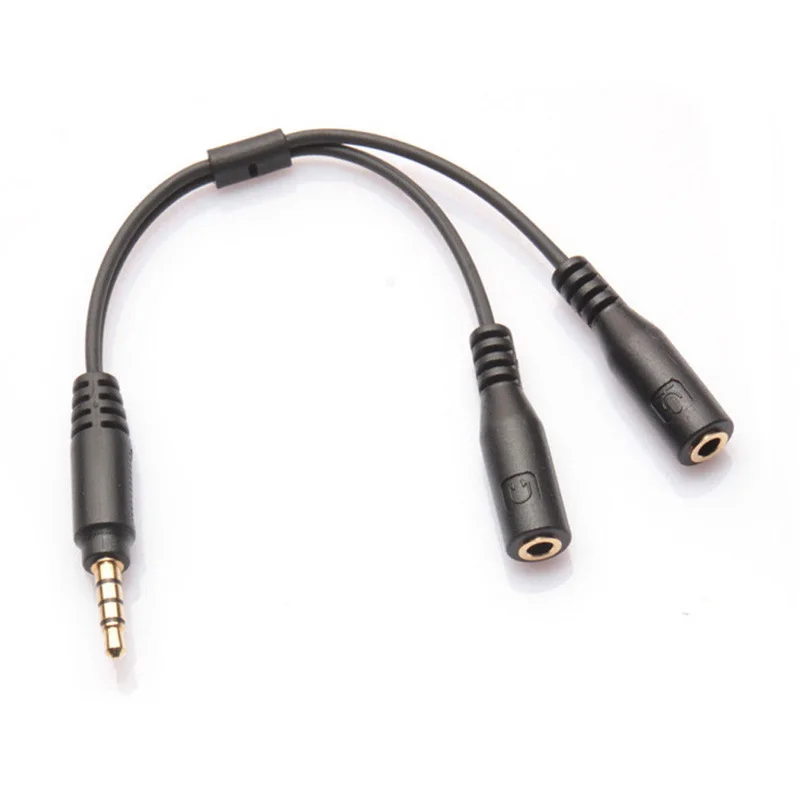 Durable 3.5mm Stereo Audio Male to 2 Female Headset Mic TRRS Y Splitter Cable Adapter
Durable 3.5mm Stereo Audio Male to 2 Female Headset Mic TRRS Y Splitter Cable Adapter