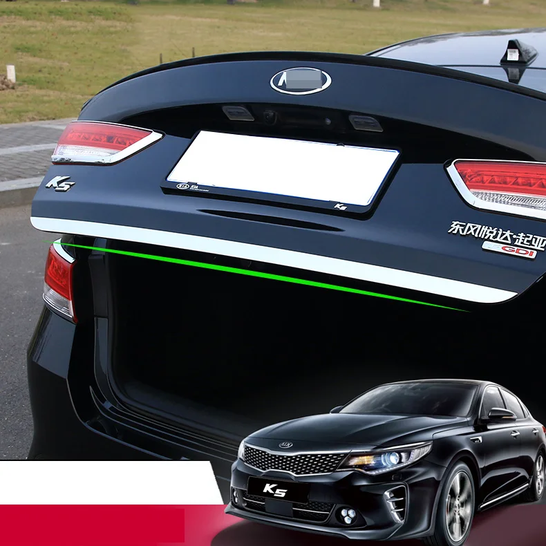 Auto Accessories Stainless Steel Rear Trunk Lid Tailgate Cover Trim 1pcs for Kia Optima K5 2016-2019
Auto Accessories Stainless Steel Rear Trunk Lid Tailgate Cover Trim 1pcs for Kia Optima K5 2016-2019
