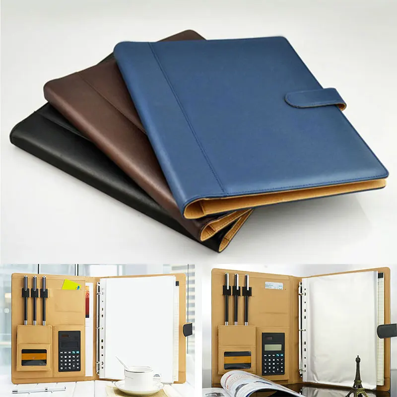 8 Packets File Folder A4 PU Ring Binder Display Notebook Folders With Calculator Document Bag Organizer Business Office Supplies
8 Packets File Folder A4 PU Ring Binder Display Notebook Folders With Calculator Document Bag Organizer Business Office Supplies