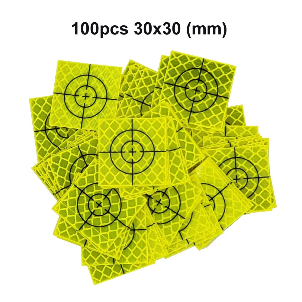 100pcs Fluorescent yellow-green Reflector Sheet 30 x 30 mm Reflective target FOR total station
100pcs Fluorescent yellow-green Reflector Sheet 30 x 30 mm Reflective target FOR total station