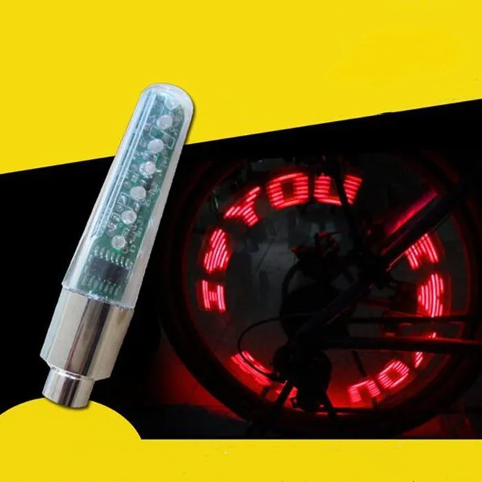 Mulit automatic change LED Tire Valve Stem Caps Motion Spoke Neon Light Bike Bicycle Car Waterproof Flashlight double side Wh
Mulit automatic change LED Tire Valve Stem Caps Motion Spoke Neon Light Bike Bicycle Car Waterproof Flashlight double side Wh