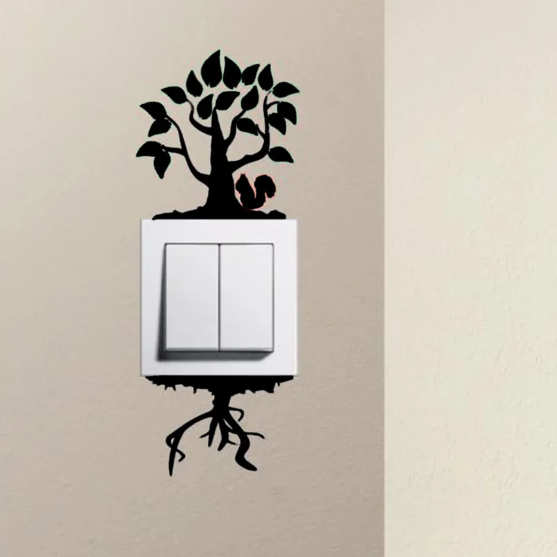 Tree Cute Squirrel - Light Switch Funny Vinyl Stickers Home Decoration Accessories 4WS0166
Tree Cute Squirrel - Light Switch Funny Vinyl Stickers Home Decoration Accessories 4WS0166