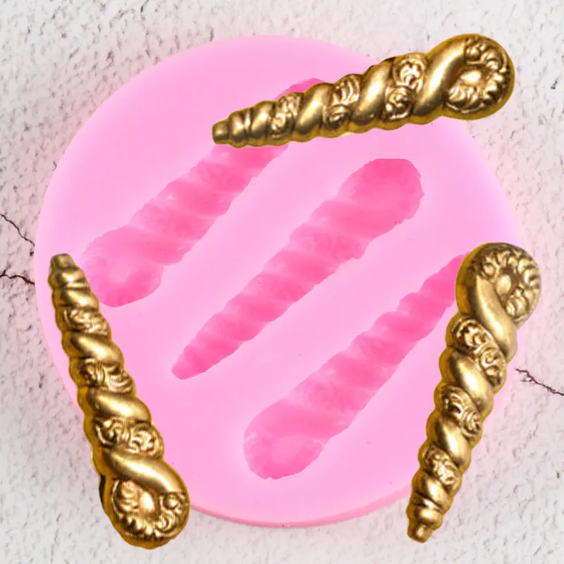 Unicorn Horn Silicone Mold Cupcake Topper Fondant Molds Cake Decorating Tool Candy Chocolate Gumpaste Polymer Clay Jewelry Mould
Unicorn Horn Silicone Mold Cupcake Topper Fondant Molds Cake Decorating Tool Candy Chocolate Gumpaste Polymer Clay Jewelry Mould