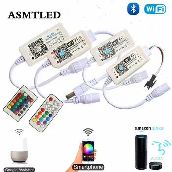 LED Bluetooth WiFi RGB Pixel Controller Mini DC12V With 24Key IR 21Key RF Remote Control For SMD 5050 RGB RGBW WS2812 LED Strip
LED Bluetooth WiFi RGB Pixel Controller Mini DC12V With 24Key IR 21Key RF Remote Control For SMD 5050 RGB RGBW WS2812 LED Strip