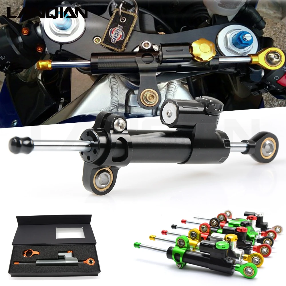 Motorcycle Damper Stabilizer Steering Reversed Safety Control For YAMAHA YZF R1 R6 yzf 600R/YZF 600R Thundercat FZ600 TRX850
Motorcycle Damper Stabilizer Steering Reversed Safety Control For YAMAHA YZF R1 R6 yzf 600R/YZF 600R Thundercat FZ600 TRX850