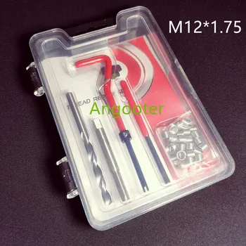 M12*1.75 Car Pro Coil Drill Tool Metric Thread Repair Insert Kit for Helicoil Car Repair Tools Coarse Crowbar
M12*1.75 Car Pro Coil Drill Tool Metric Thread Repair Insert Kit for Helicoil Car Repair Tools Coarse Crowbar