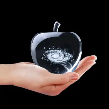H&D Clear Galaxy Crystal Glass Apple Paperweight Collectible Gift For Christmas Fengshui Figurines For Home Office Decoration
H&D Clear Galaxy Crystal Glass Apple Paperweight Collectible Gift For Christmas Fengshui Figurines For Home Office Decoration
